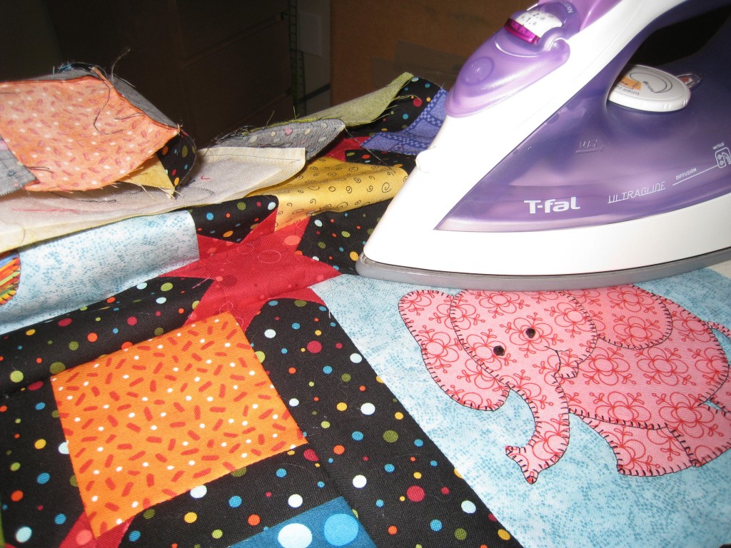 Pressing Fabrics With An Iron