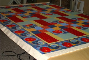 layering a quilt