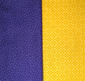 Purple and Yellow