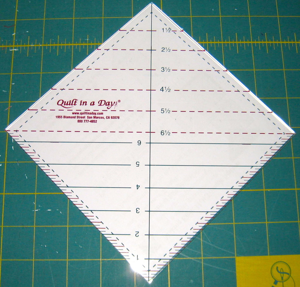 The triangle square up ruler