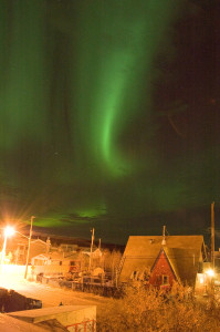 Northern Lights over Yellowknife Bay