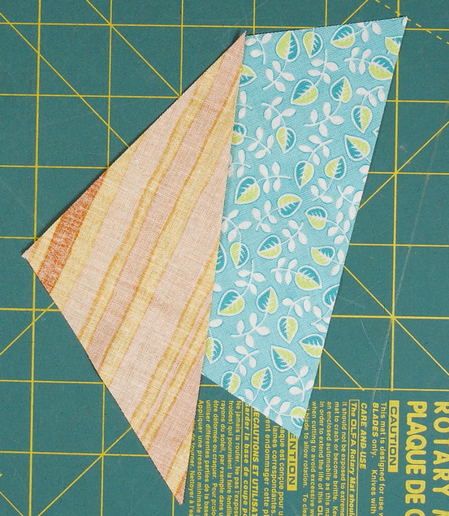 Sew with piece 4 on top