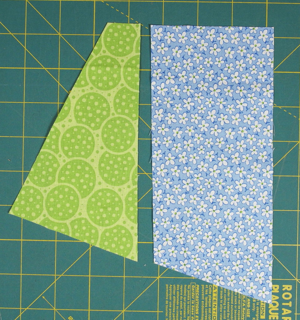 Sew piece 7 & 8 together