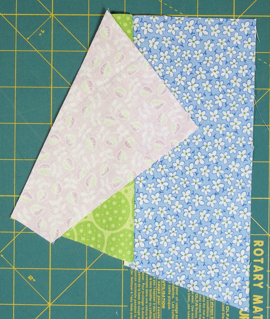 Sew with piece 9 on top
