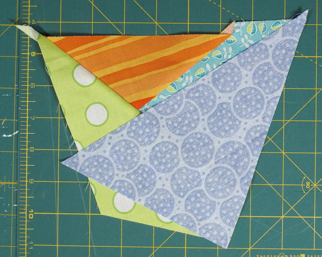 Sew with piece 6 on top