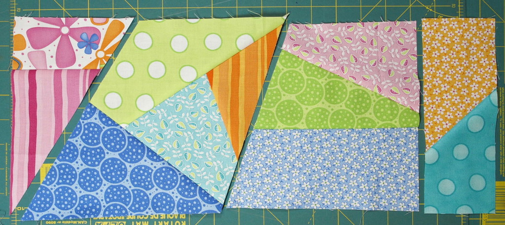Sew sections together