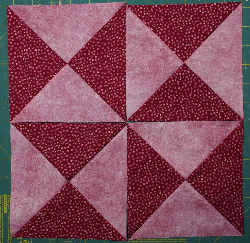4 - 5 ½″ quarter square triangles