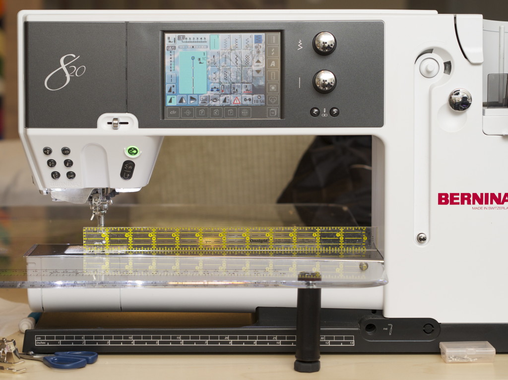 Bernina 820 Sewing machine with 12 inch throat depth