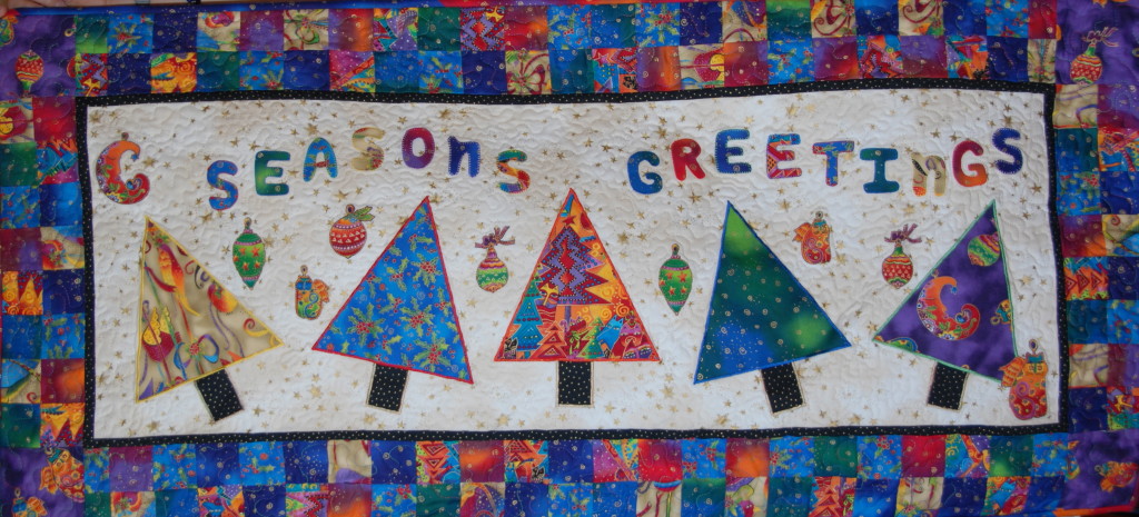 Original Seasons Greeting quilt