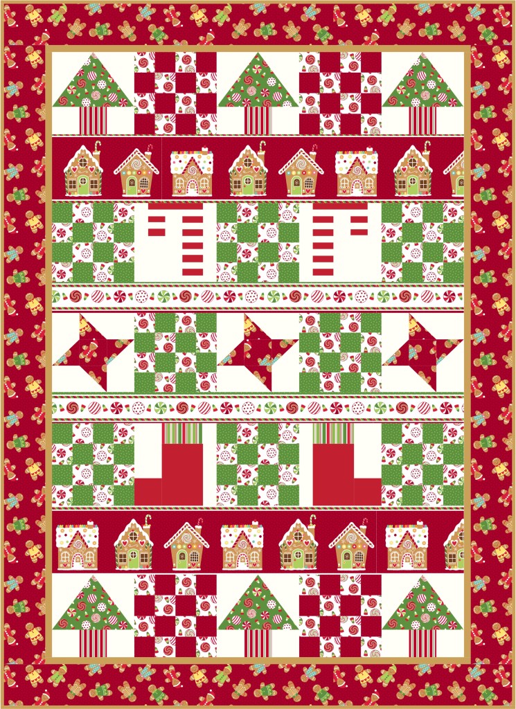 Peppermint Candy Quilt Pattern, click to view larger image
