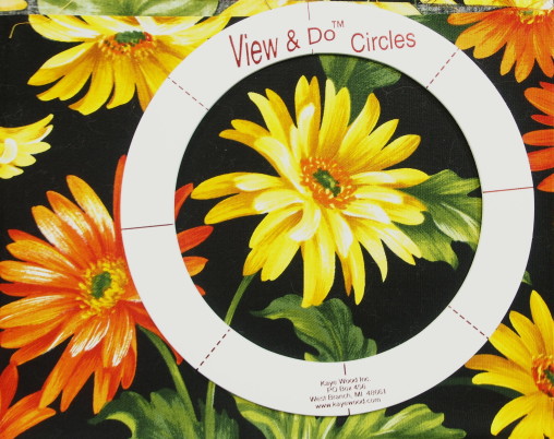 Kaye Wood's View & Do Fussy Cutting Templates, cirlces