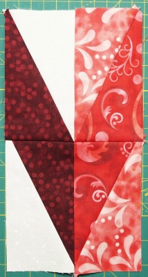 Modern table runner & placemat pattern with side unit put together