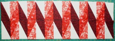 Modern table runner & placemat pattern with centre of runner made