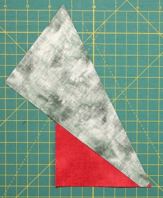 A ruler to create perfect rectangles with pieces aligned for sewing