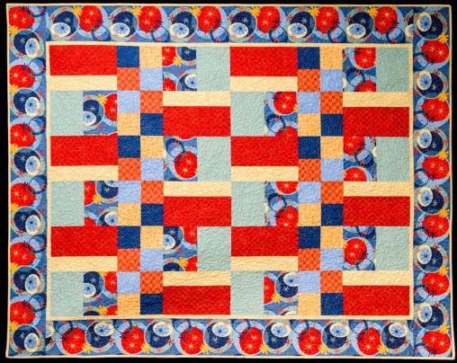 A beginner patchwork quilt pattern