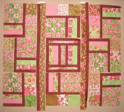 quilt with a new centre block