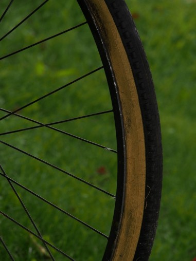 photo of a bike tire