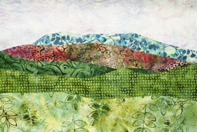 landscape art quilt