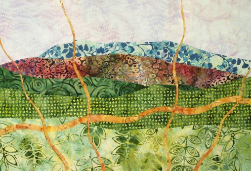 landscape art quilt