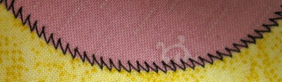 Variation of the zigzag stitch
