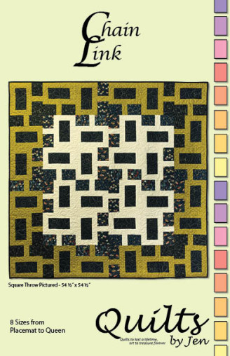 Chain Link Modern Quilt Pattern Cover