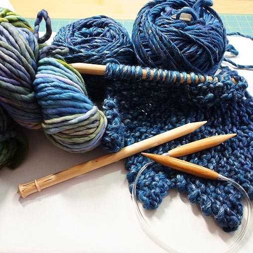Knitting Therapy With The Moonbeam Shrug