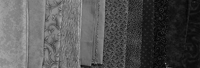 Fabrics turned to black and white to determine value