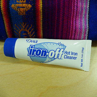 iron-off hot iron cleaner from Dritz