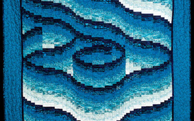 UFO Spotlight:  Bargello Blues Quilt