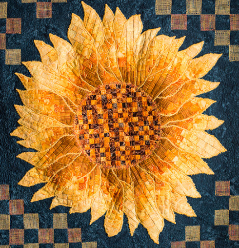 Bargello Sunflower Quilt Pattern | Quilts By Jen