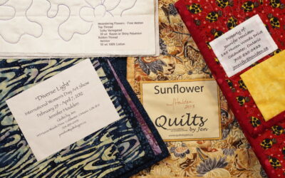 How To Make A Simple Label For Your Quilt