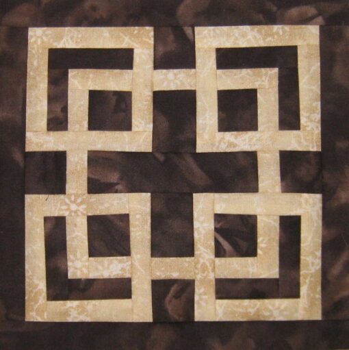 Celtic Knot block in Purely Canadian Quilt