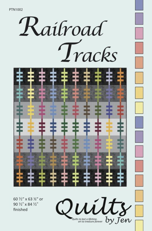 Railroad Tracks Quilt Pattern for Beginners