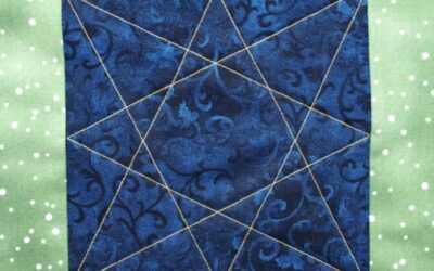 Eight Pointed Star: A Continuous Line Quilting Motif