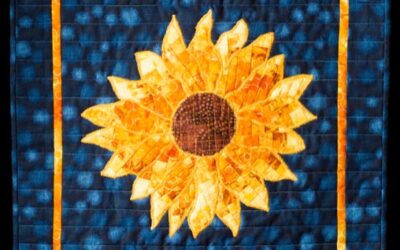 Miniature Bargello Sunflower