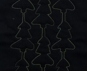 Ribbon Of Trees – A Free Motion Quilting Motif