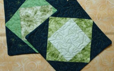 Easy Potholders From Leftover Blocks