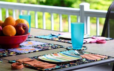 A Picnic In Style With Quilted On-The-Go Placemats