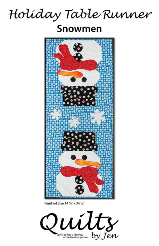 Snowmen Table Runner Quilt Pattern