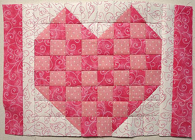 Pretty In Pink - Mug Rug #5 | Quilts By Jen