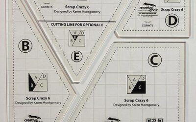 Scrap Crazy 6″ Templates From Creative Grids