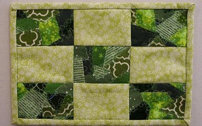 Shades Of Green – Mug Rug #11