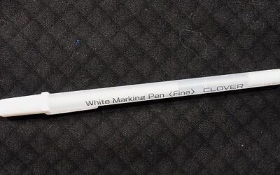 The Clover White Marking Pen – A Review