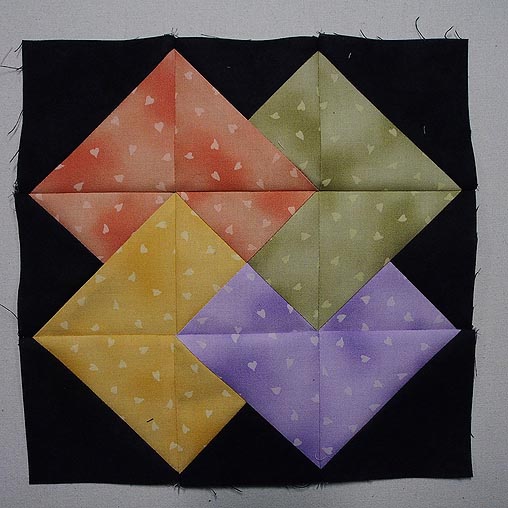 How To Sew The Card Trick Quilt Block