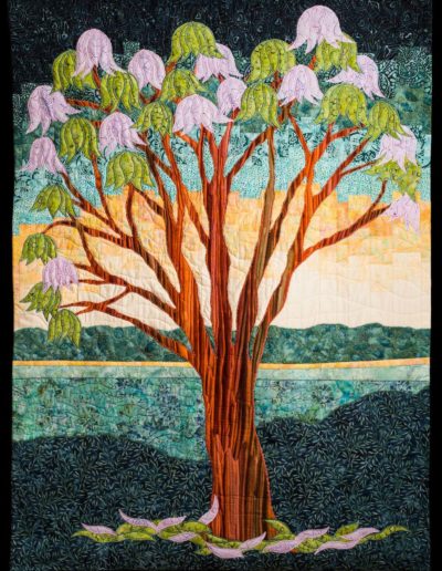Jacaranda Art tree quilt