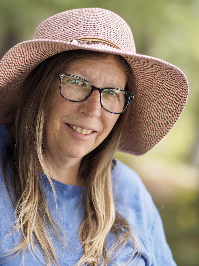 Portrait of Jennifer Houlden in Sun Hat