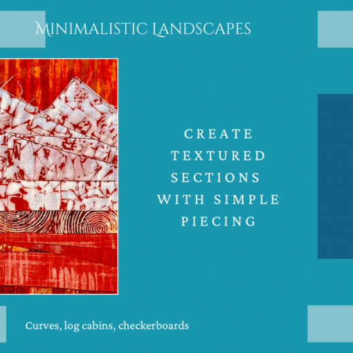 Create textured sections with simple piecing