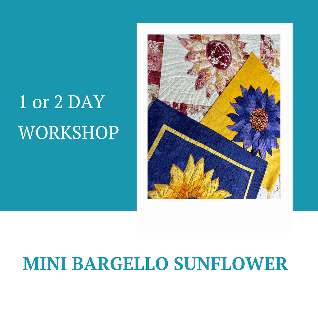 Mini Sunflower Bargello Appliqué Quilt Workshop